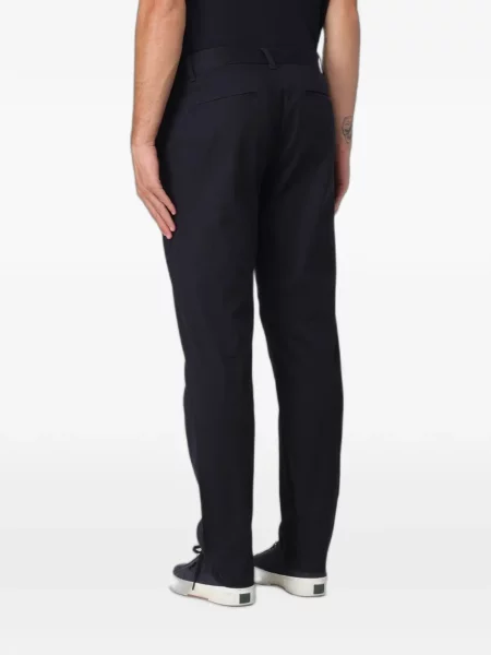 Pantaloni Armani Exchange cu autograf albastru