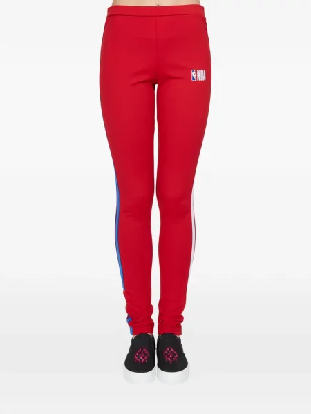 Leggings County Of Milan cu dungi roșu