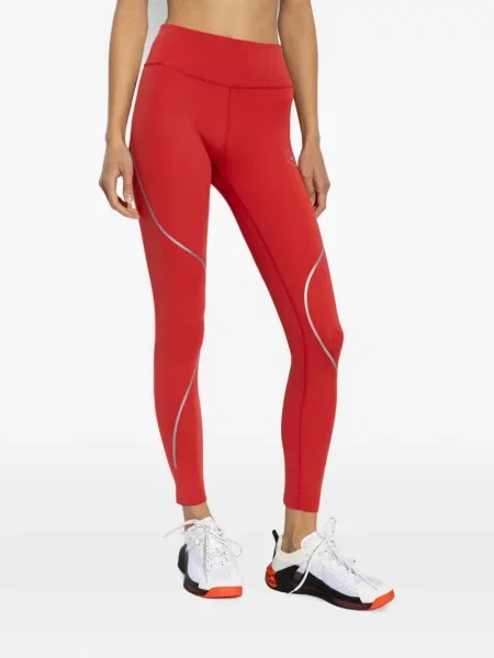 Клинове Adidas By Stella Mccartney с принт червено