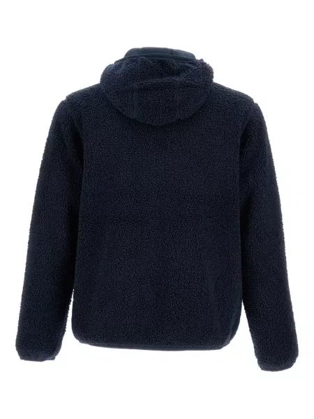 Geacă K-way din fleece cu glugă albastru