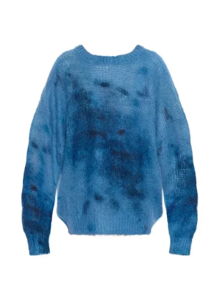Pulover Isabel Marant de mohair cu legături albastru