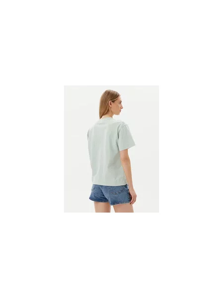 Lee Marškinėliai Embroidery Pocket Relaxed Fit žalia