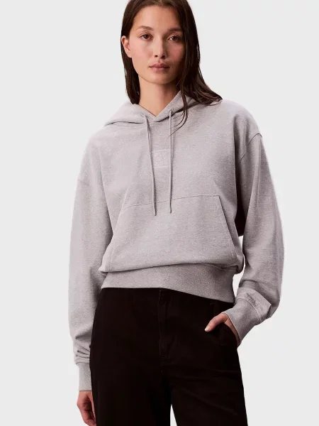 Махрова толстовка Calvin Klein сіра