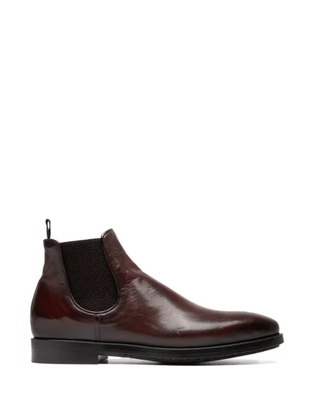 Botine Officine Creative din piele maro