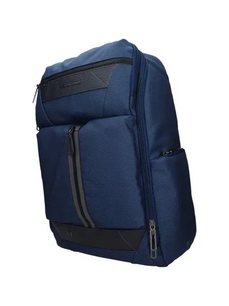 Rucsac Piquadro din piele albastru