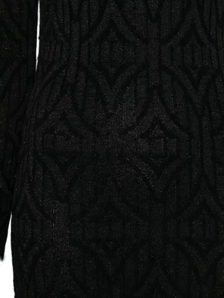 Rochie mini Akep tricotate de costum negru