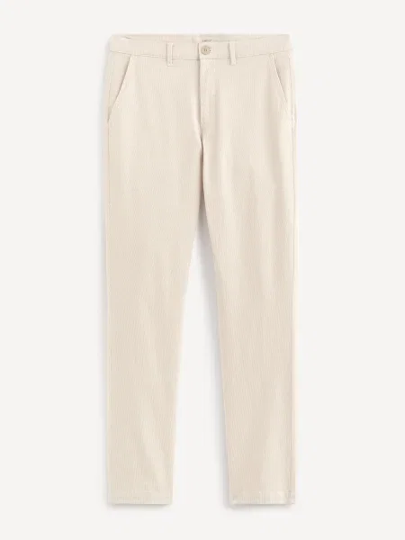 Pantaloni Celio casual bej