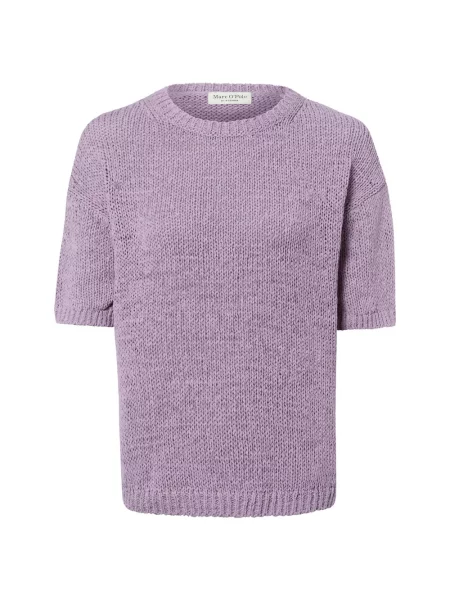 Dzianinowy sweter Marc O'polo fioletowy