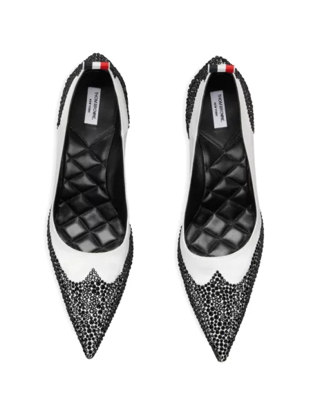 Pantofi cu toc Thom Browne alb