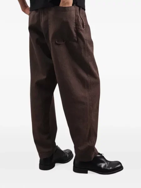 Pantaloni Ymc cu cordon maro