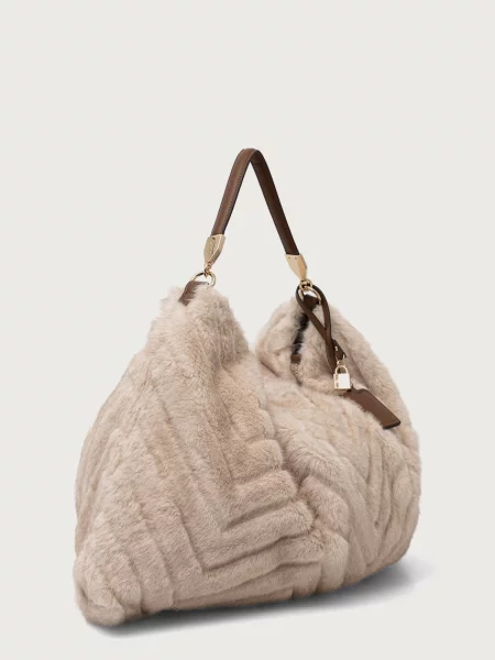 Geantă shopper Liu Jo bej