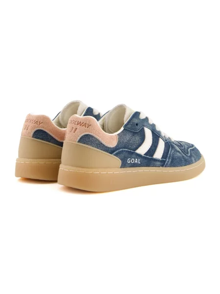 Sneakersy Coolway skórzane niebieskie