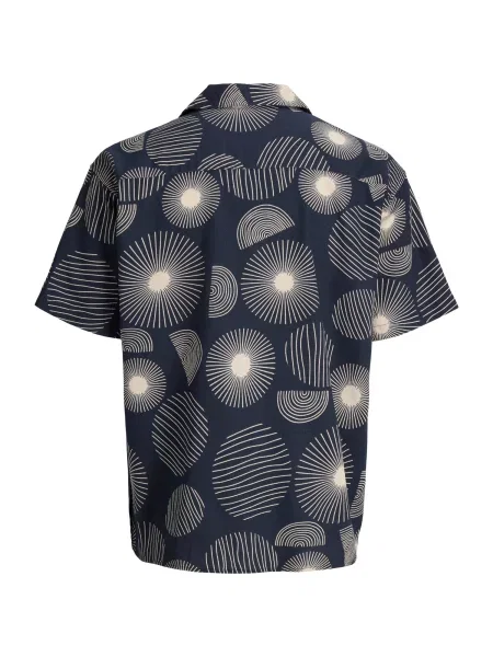 JACK & JONES Cămașă bleumarin alb