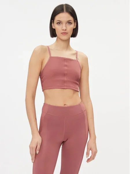 Топ за йога Reebok розово
