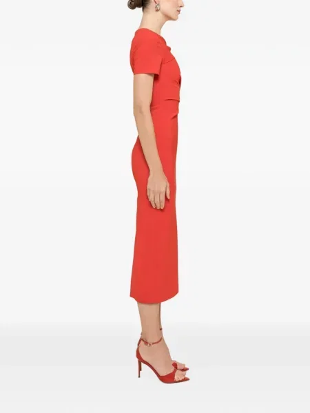 Rochie midi Nissa roșu