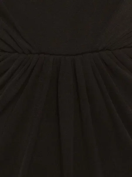 Rochie maxi Chats By C.dam drapată negru