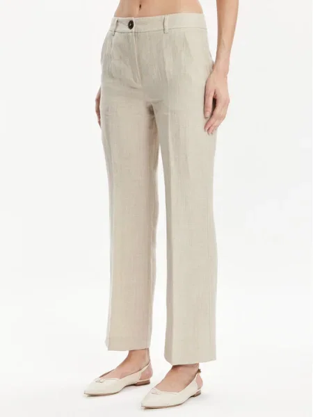 Marella Pantaloni din Muschio Écru bej