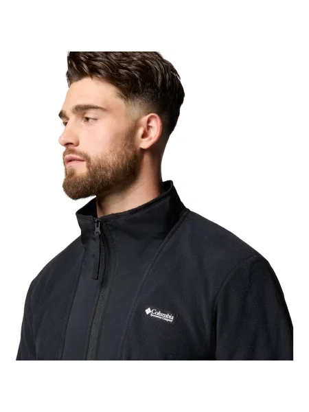 Pánska mikina Columbia Sequoia Grove Half Zip Fleece black čierna