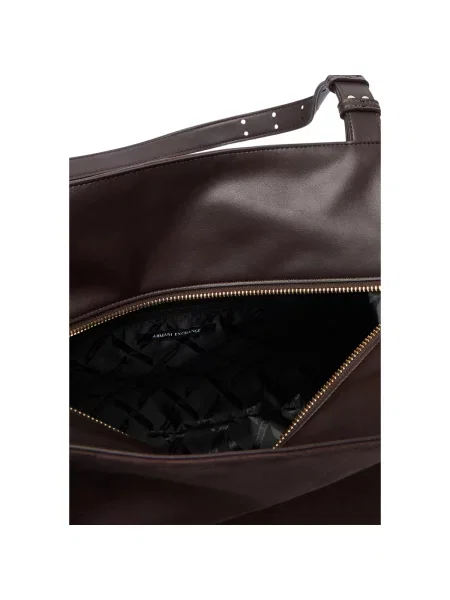 Kabelka Armani Exchange hnedá