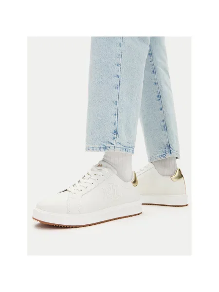 Αθλητικά LAUREN RALPH LAUREN Ainsley Metallic λευκό