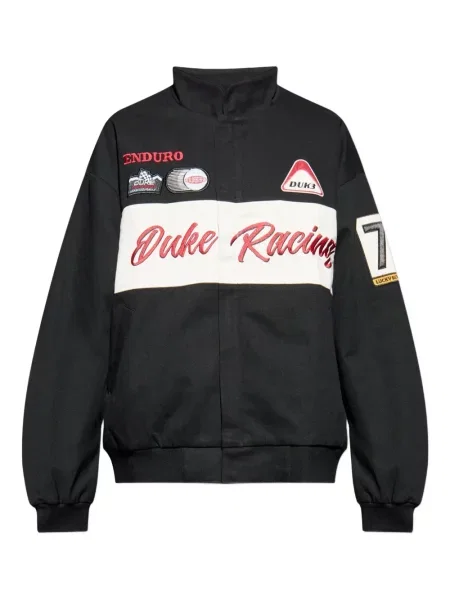 Geacă Duke & Dexter cu broderie negru