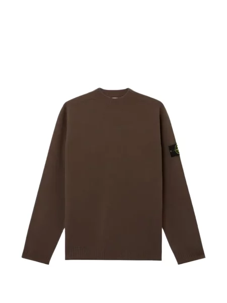 Pulover Stone Island cu strasuri maro