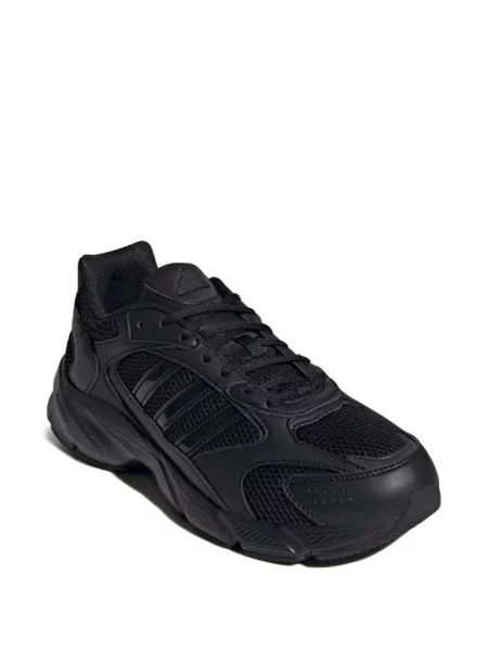 Prugaste trčanje tenisice Adidas Cloudfoam s kristalima crvena