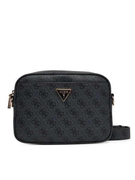 GUESS Geantă de umăr Meridian II închis / negru gri