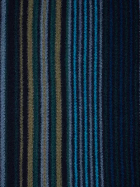 Fular Paul Smith de lână cu dungi albastru