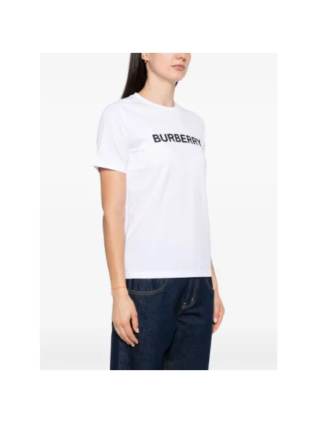 Koszulka Burberry z logo biała