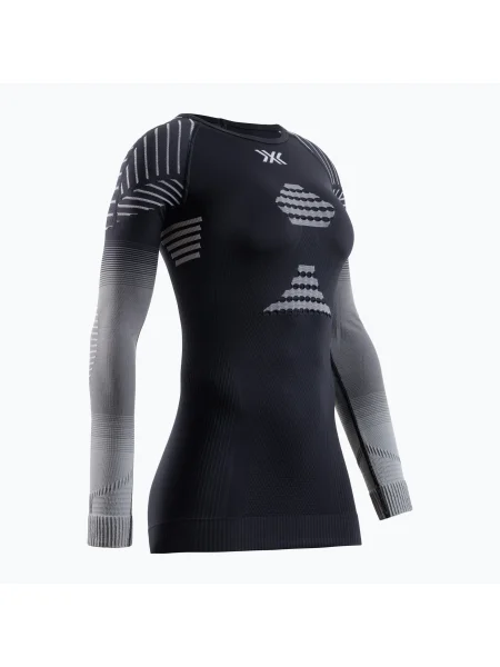 Tricou termoactiv X-Bionic Invent Fx pentru femei negru/gri/gri deschis negru