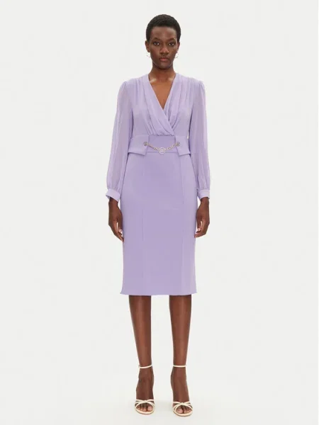 Rinascimento Rochie cocktail violet