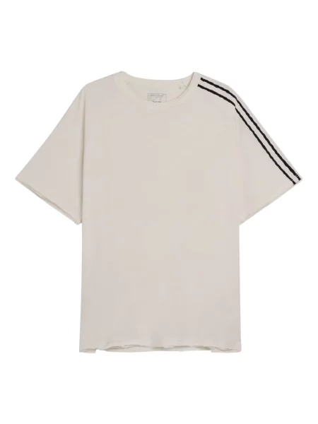 Koszulka Adidas w paski biała