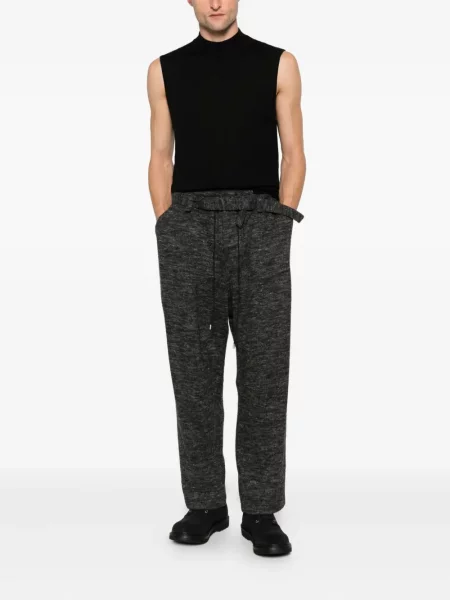 Pantaloni Joe Chia plisate gri