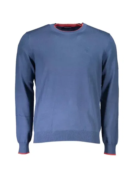 Pulover North Sails cu broderie albastru