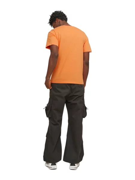 JACK & JONES Tričko Map' oranžová