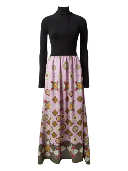 Rochie maxi La Doublej de costum roz