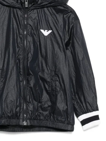 Kurtka dziecięca Emporio Armani niebieska