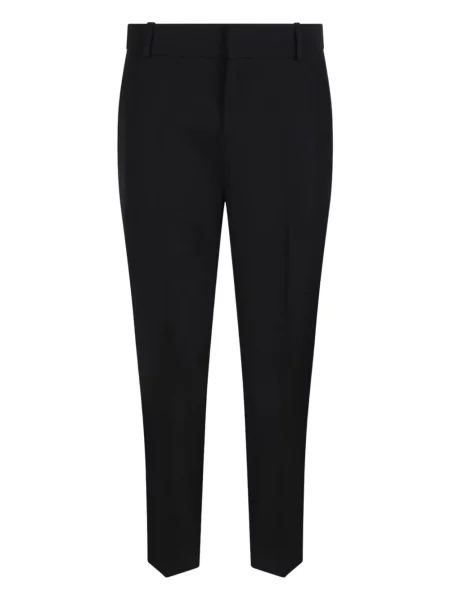 Vlněné kalhoty Balmain černé