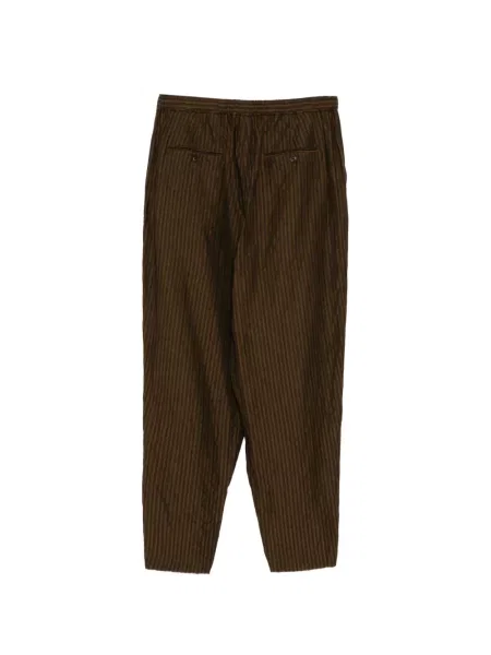 Pantaloni Calmlence cu dungi maro