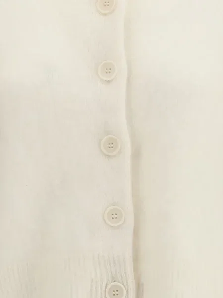 Cardigan Lisa Yang din cașmir alb