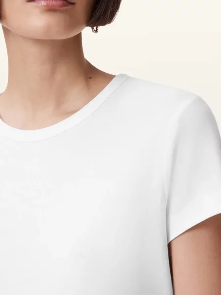 AllSaints tričko STEVIE bílé
