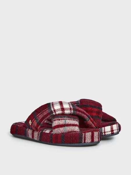 Клетчатые тапочки Tommy Hilfiger
