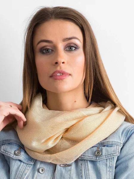 Šál Fashionhunters béžová