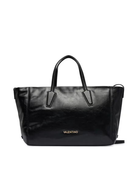 Valentino Bags torebka shopper z imitacji skóry ALURA RE czarna