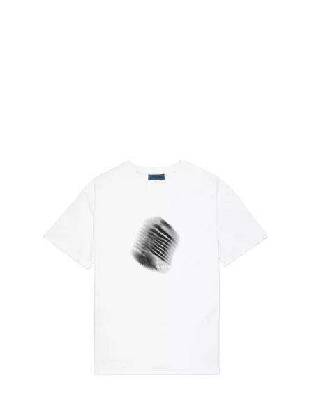 EMBLEMM Tričko Blurred Mic' bílá