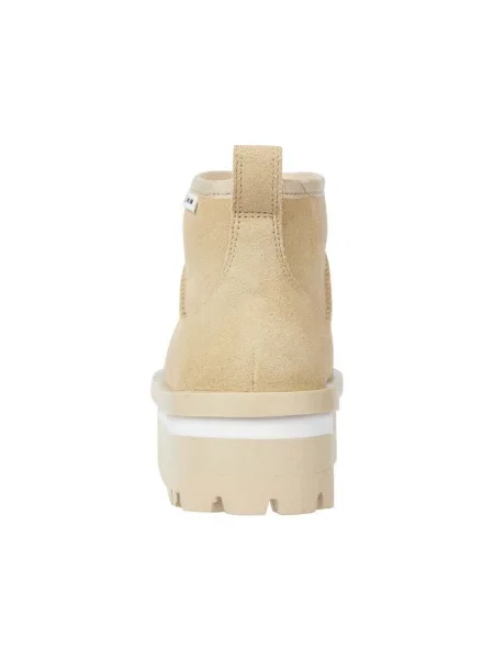 Tommy Jeans Cizme de zăpadă Tjw Suede Flatform Boot Wl bej