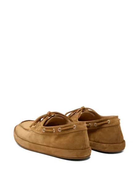 Fűzős csipkés loafer Marsell barna
