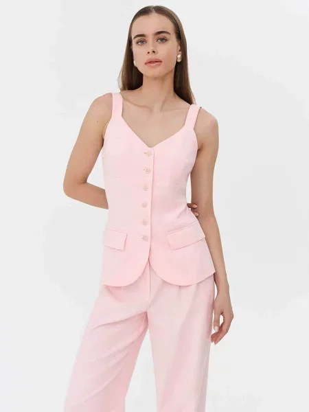 Жилет класичний FASHIONISTA рожевий