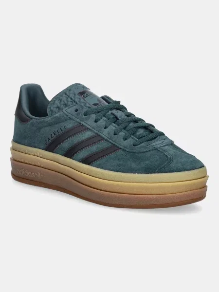 Маратонки adidas Originals Gazelle Bold тюркоазено